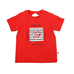 Stummer North-East-West-South Boys Red Shirt