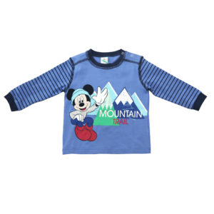 Disney Baby Mickey Mouse Blue Long Sleeve Shirt