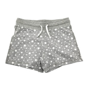 Dreamworks Grey Stars Drawstring Girl Shorts