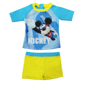 Mickey Mouse Blue Boys 2 piece Swimwear Set