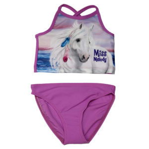 Miss Melody 2 Piece Purple Girl Swimsuit